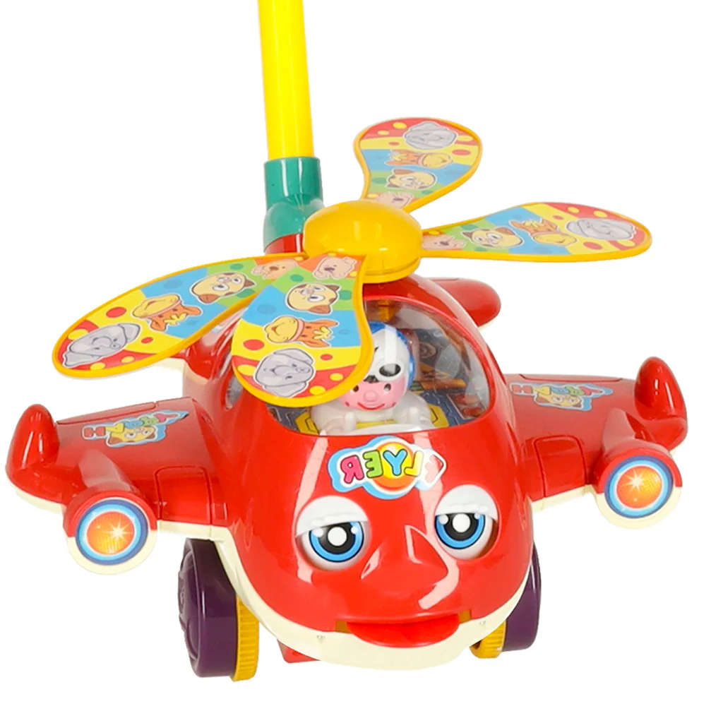 Helikoptéra – pchacia hračka na tyči so zvukom (3+)
