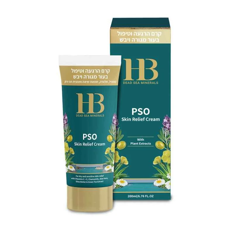 HB Dead Sea Minerals Ošetrujúci krém na psoriázu 200ml 1×200 ml, krém