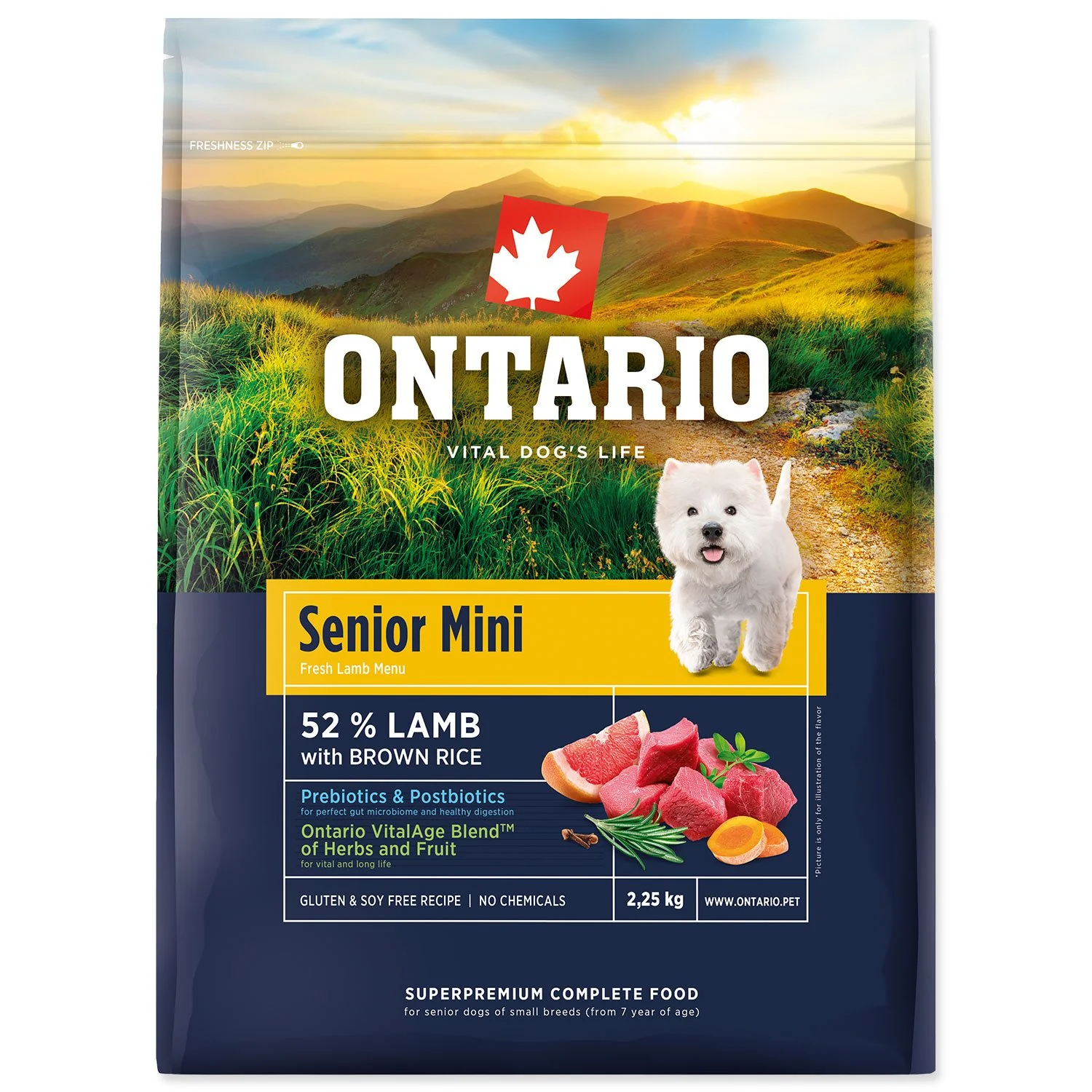 Krmivo Senior Mini Lamb & Brown Rice 2,25kg 2,25kg