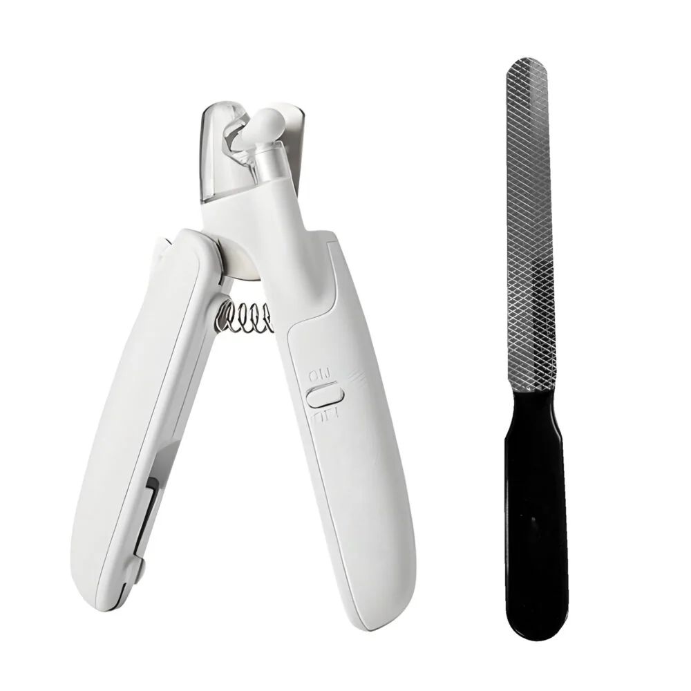 MG Pet Clipper elektrický zastrihávač pazúrov pre mačky a psy, biely