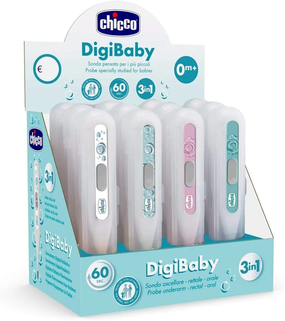 CHICCO Teplomer digitálny Digi Baby biely 0m+ 1×1ks