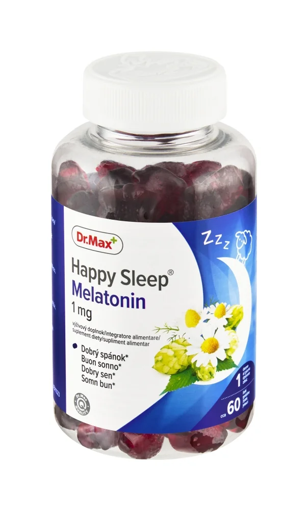 Dr. Max Happy Sleep Melatonin 1×60 ks, želé