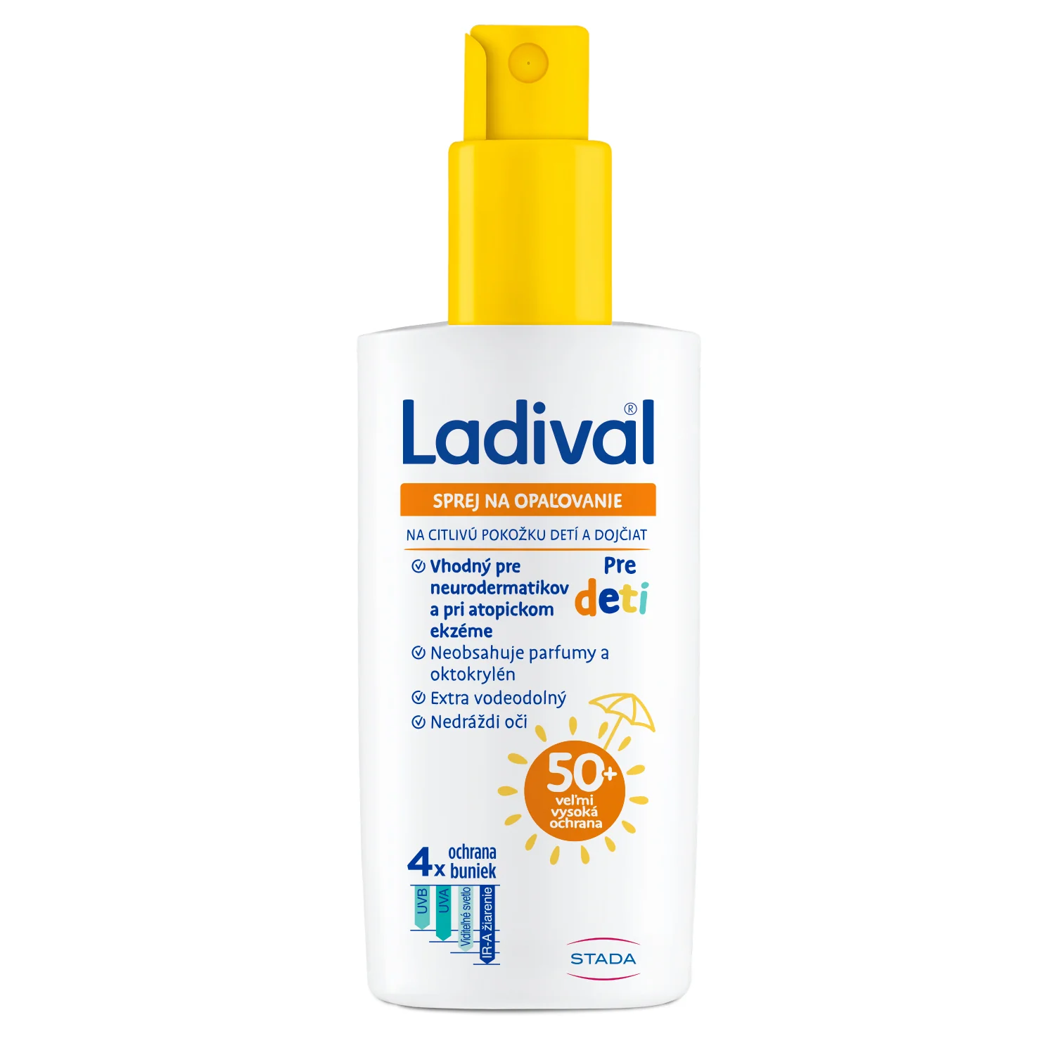 LADIVAL pre deti 50+ sprej 150 ml