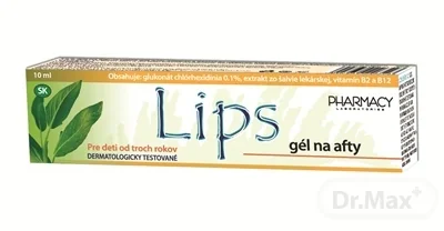 LIPS gel na afty 1×10 ml, gél