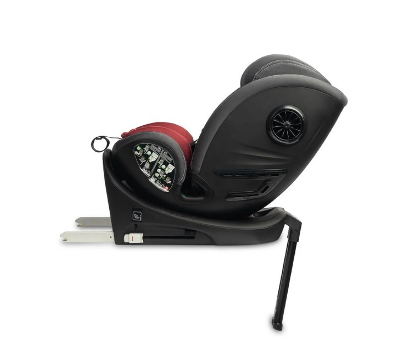 Autosedačka do auta i-Size Caretero Fortis, 40–150, burgund