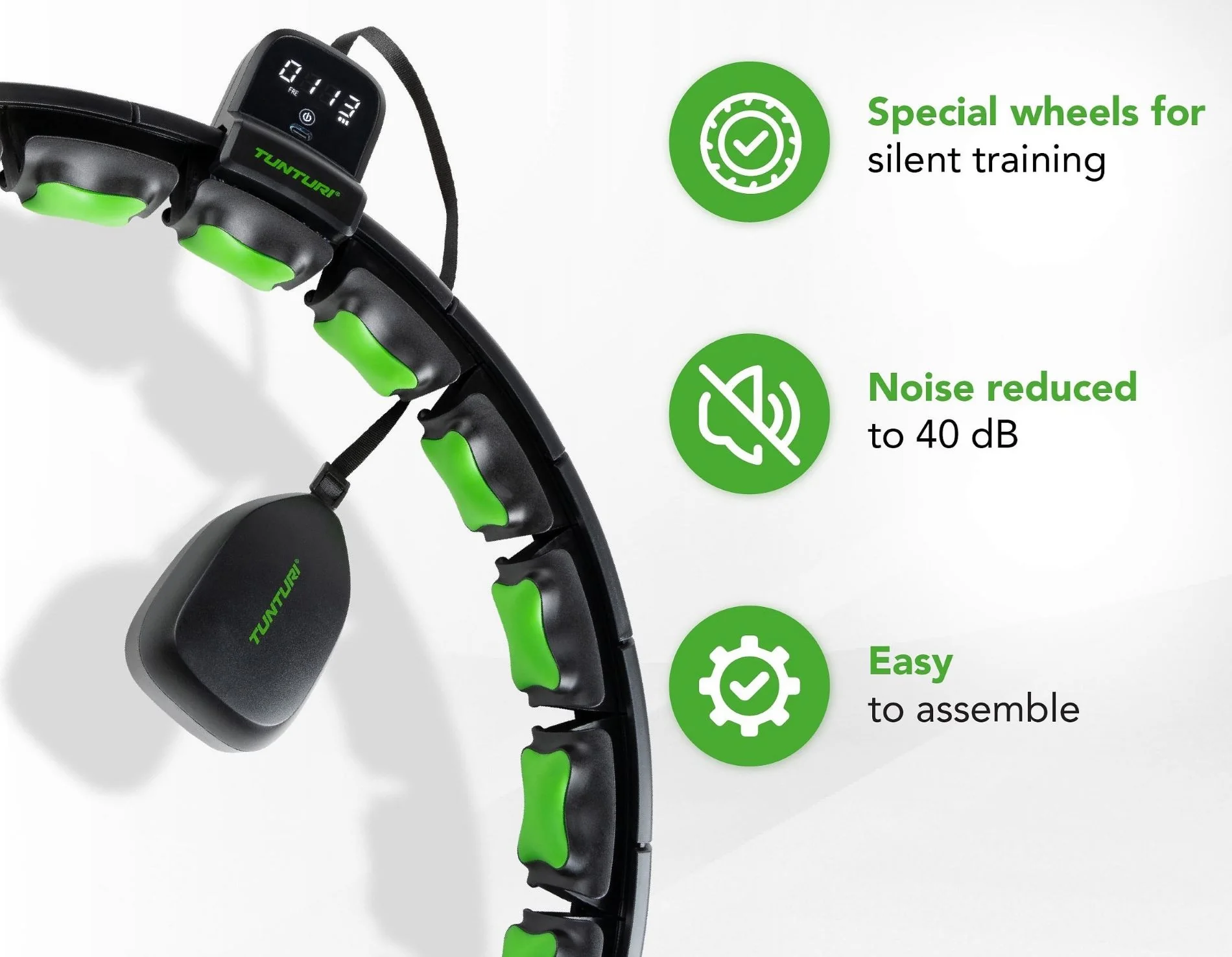 Obruč Hula Hoop s nastaviteľným závažím SMART