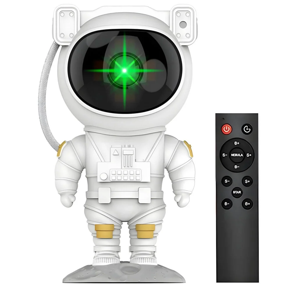 Livefy Astronaut projektor nočnej oblohy, biely