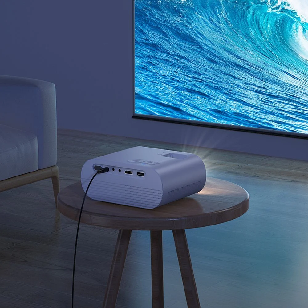 Hoco DT1 Bluetooth projektor Wi-Fi HD 720P, biely