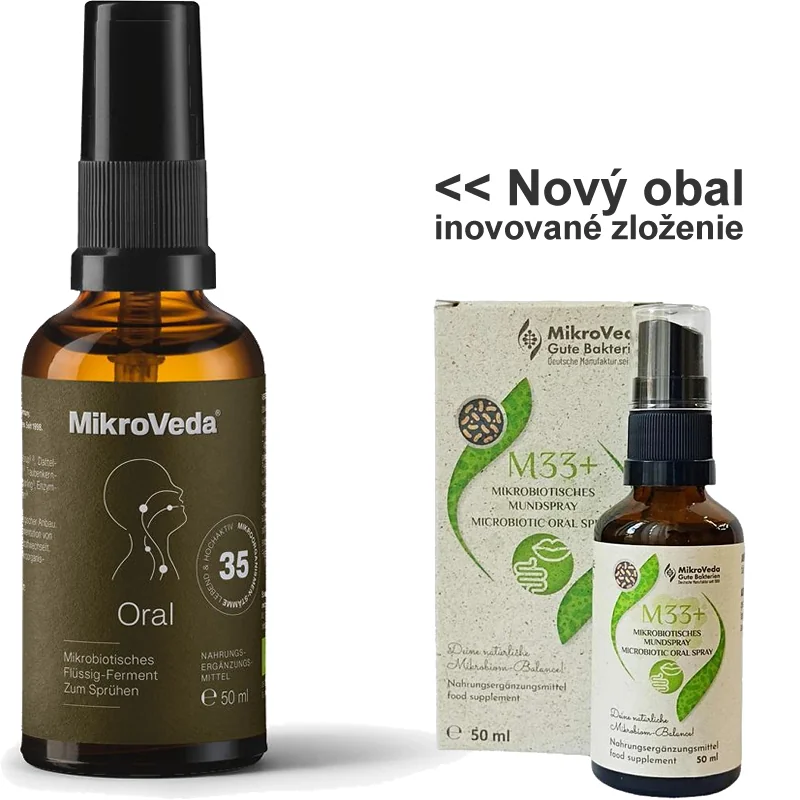 MikroVeda Oral BIO (M33+ ústny sprej - pôvodne) 50 ml
