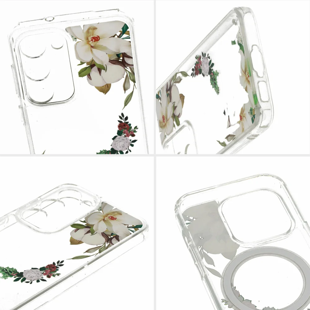 MG Flower kryt na Samsung Galaxy S23 FE, white flower