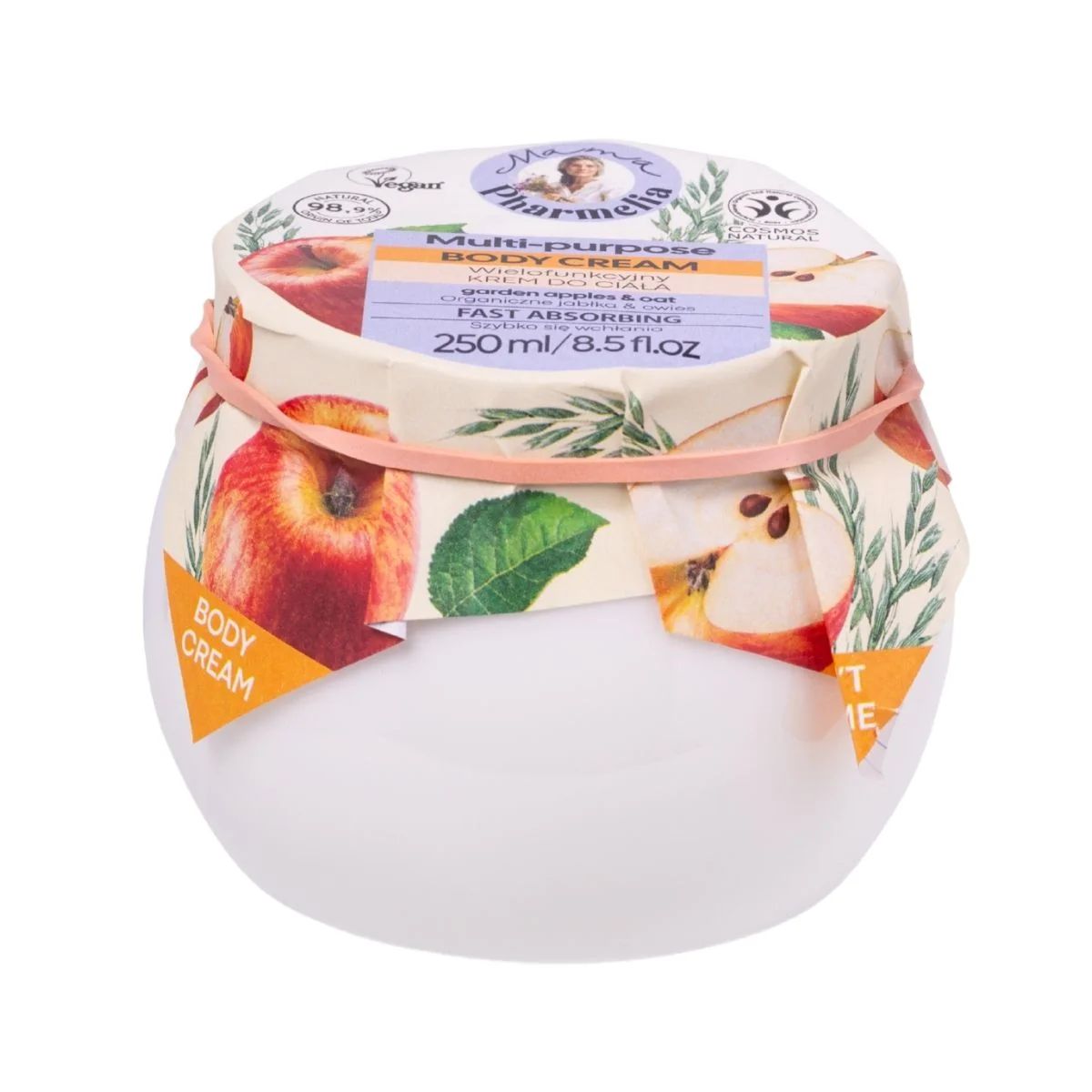 Telový krém s jablkami zo záhrady a ovsom - 250 ml - Mama Pharmelia