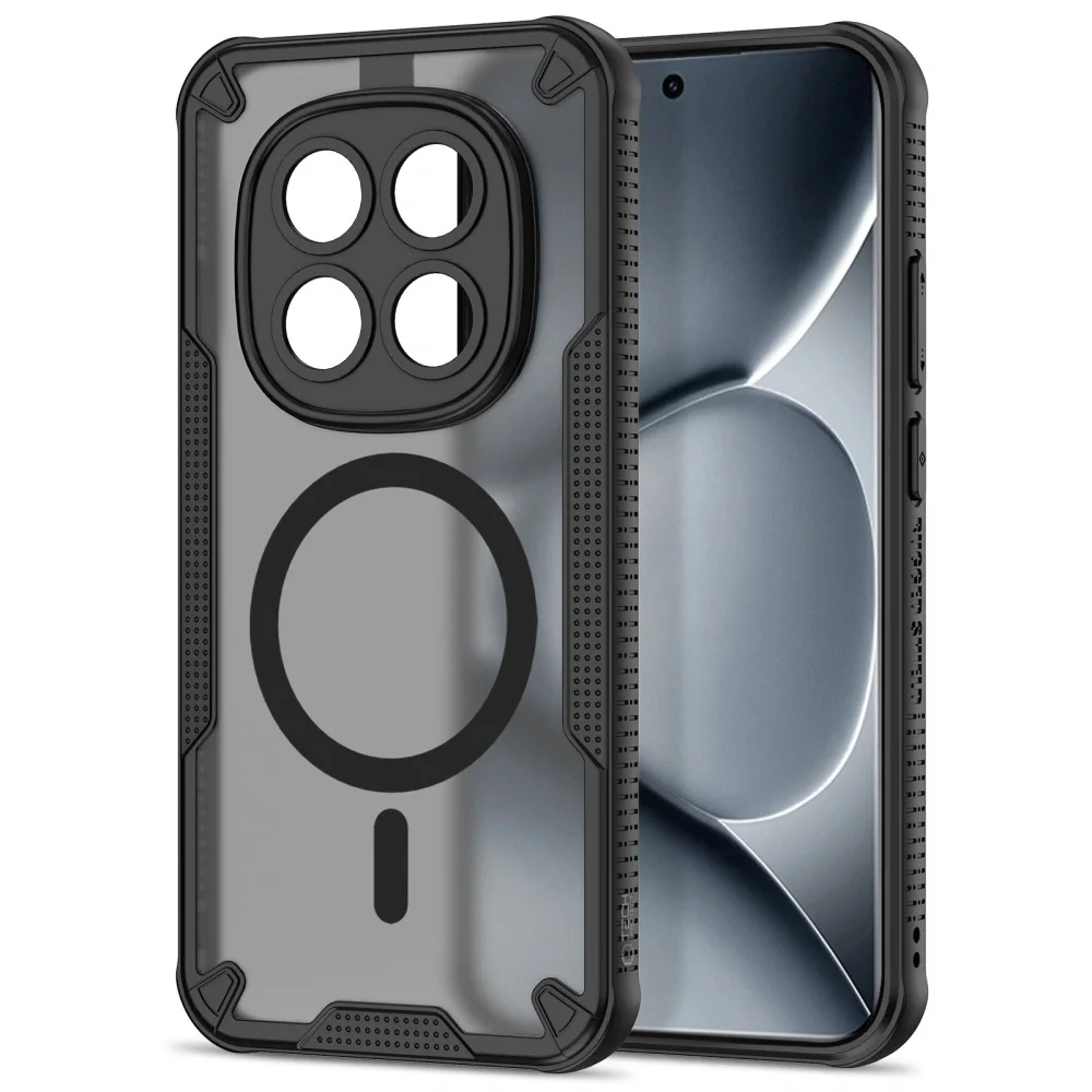 Tech-Protect Rugged Shield MagSafe kryt na Xiaomi Poco M8 Pro / Redmi Note 15 Pro Plus 5G, čierny Note 15 Pro Plus 5G, čierny