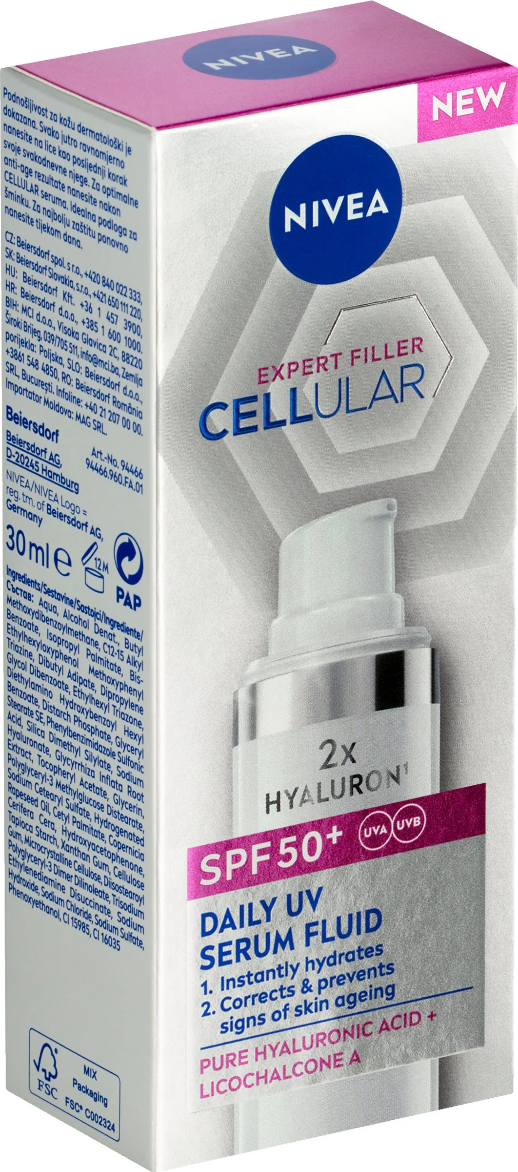 Nivea Cellular Expert Filler Sérum SPF 50+ 30 ml