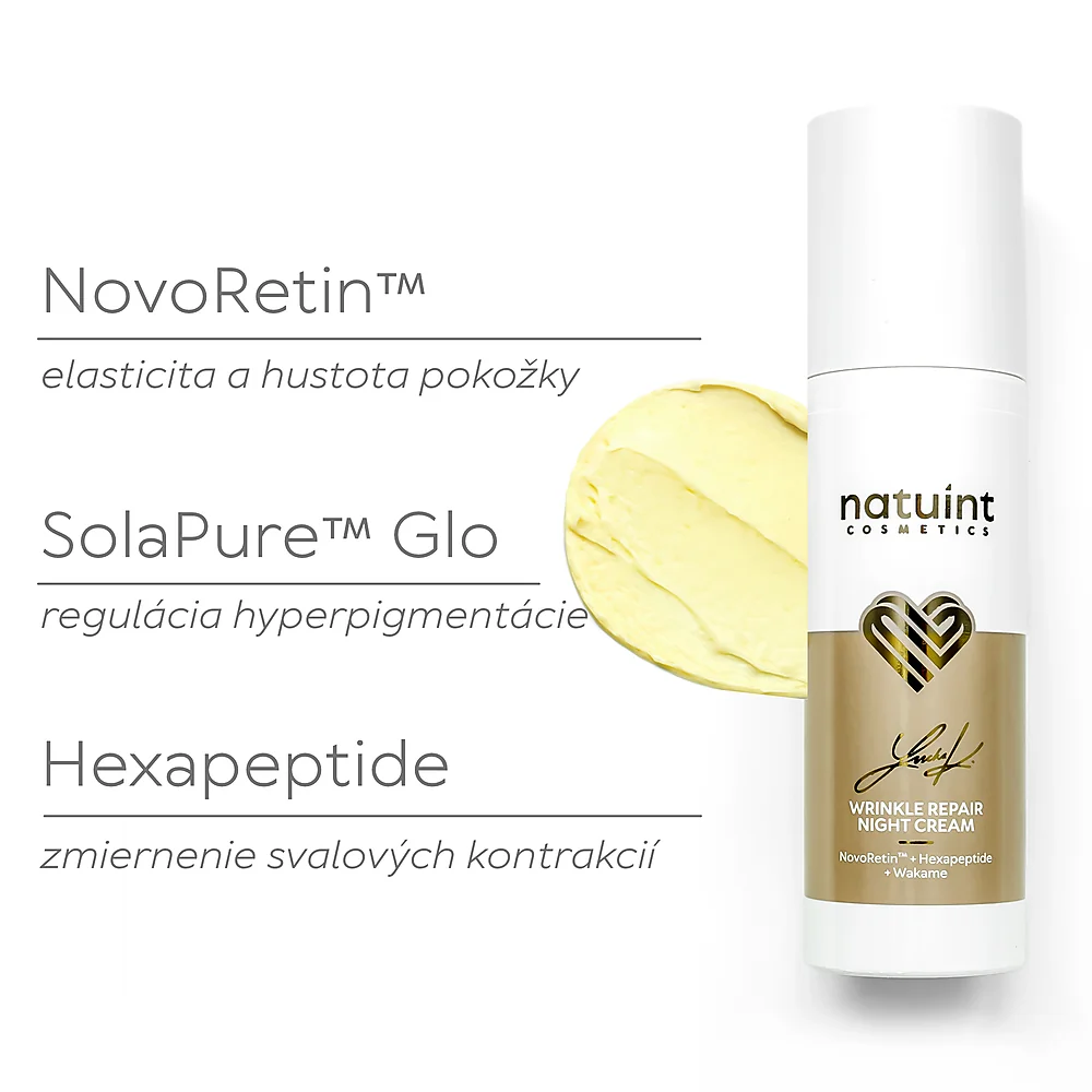 Natuint cosmetics - Exclusive - Intenzívny nočný obnovujúci krém Exclusive - Wrinkle Repair Night Cream