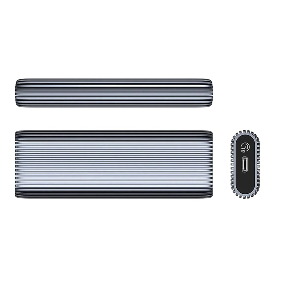 Orico AM2C3-G2 externý box pre M.2 NVMe SSD USB-C 3.2, šedé