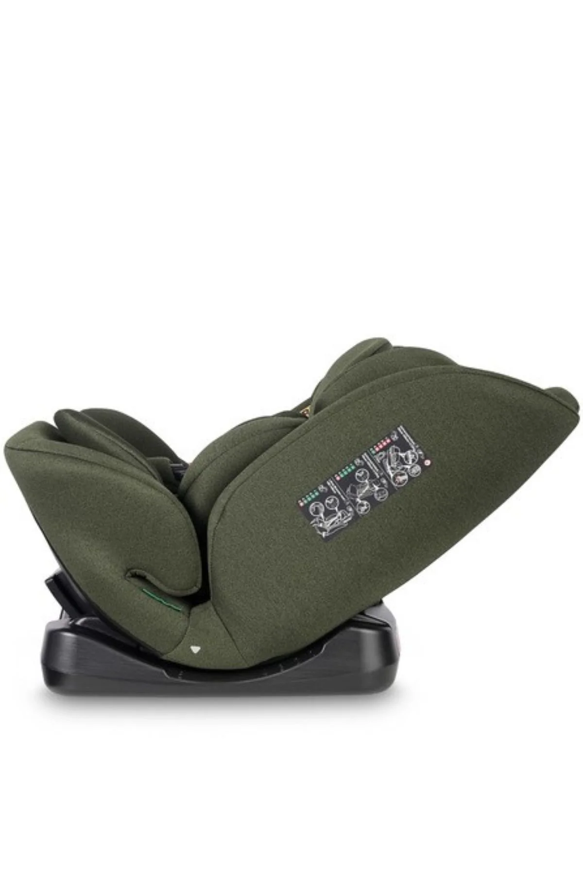 Detská autosedačka Mundi i-Size, khaki, 40–150 cm 