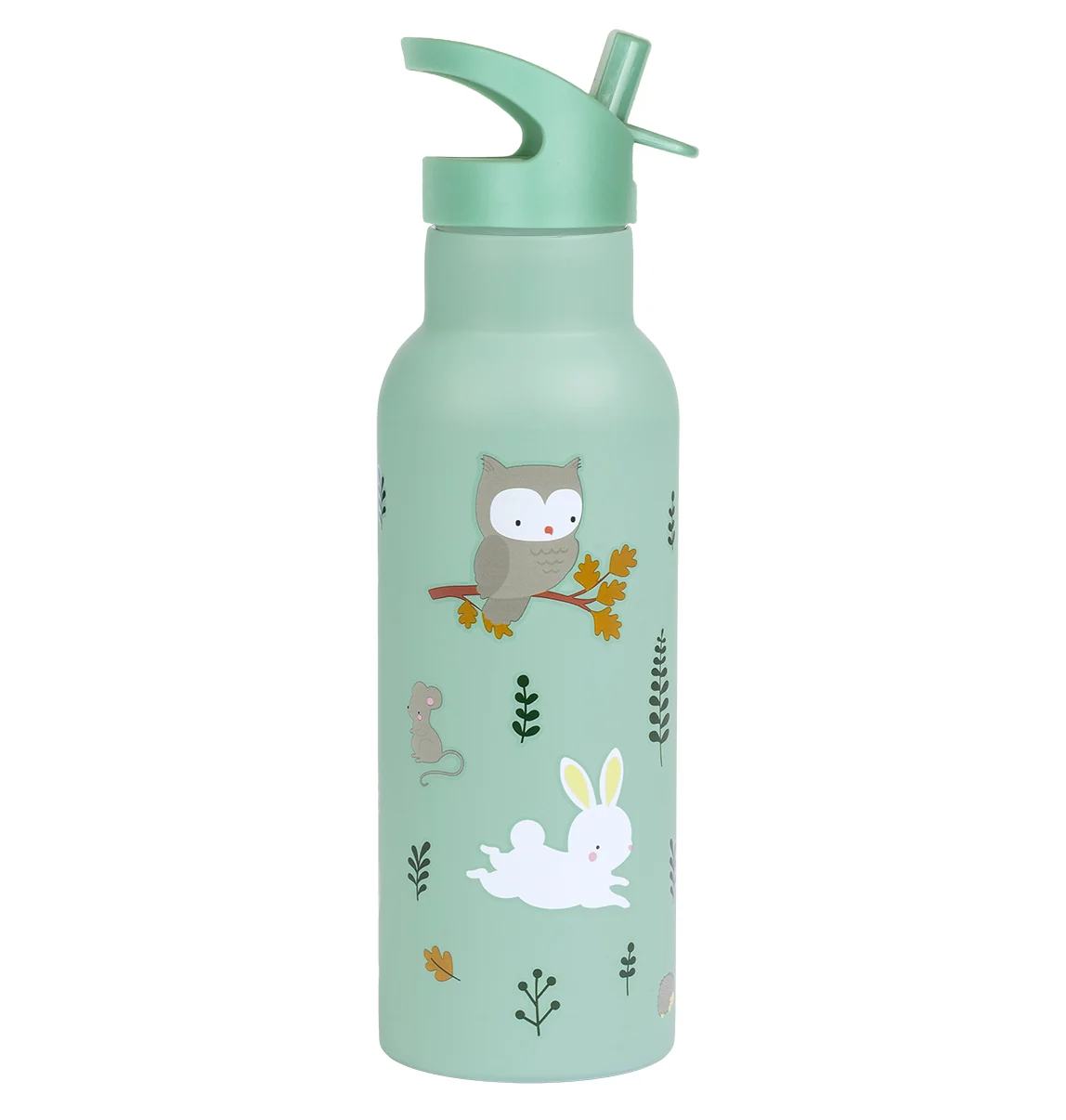 A Little Lovely Company - antikorová fľaša na pitie, 500 ml - kamaráti z lesa