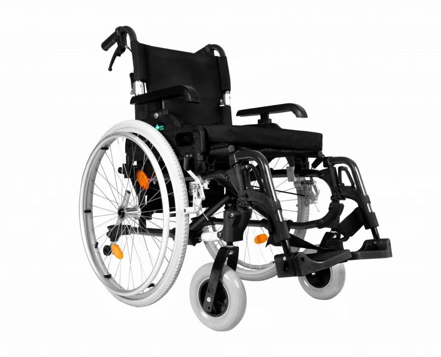 Ľahký skladací invalidný vozík Cruiser Active s hliníkovým rámom – šírka sedadla 48 cm