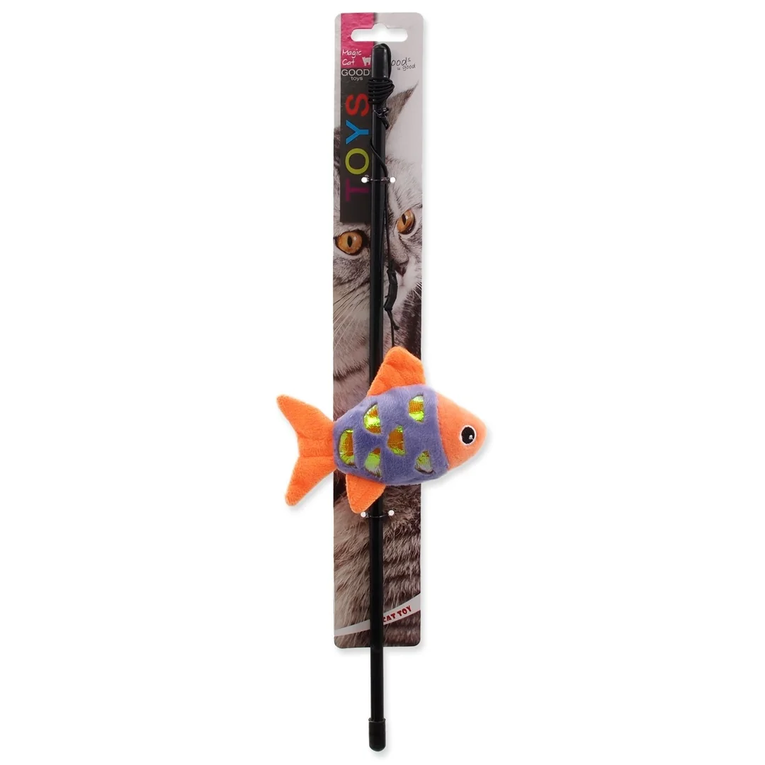 Hračka Magic Cat prút zvieratká s catnipom mix 41cm