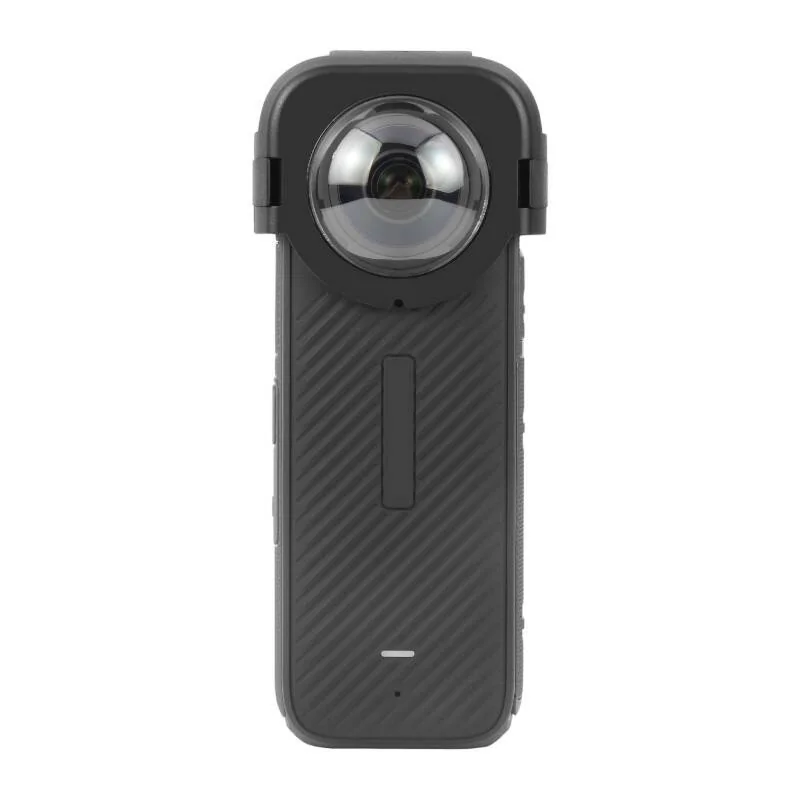 PULUZ Optical Glass ochranný kryt na objektív na Insta360 X4, čierny