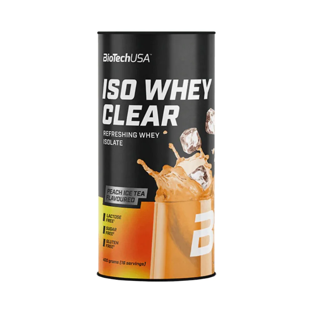 BioTech USA Iso Whey Clear 400 g broskyňový ľadový čaj