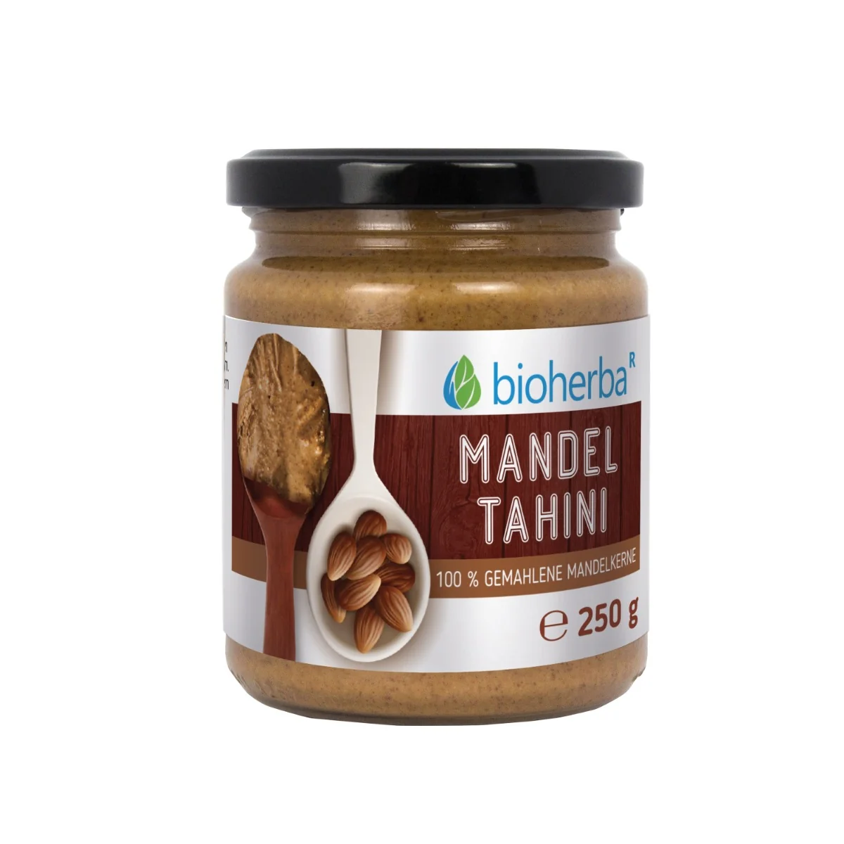 100 % mandľové tahini z mletých mandľových jadier – 250 g – Bioherba
