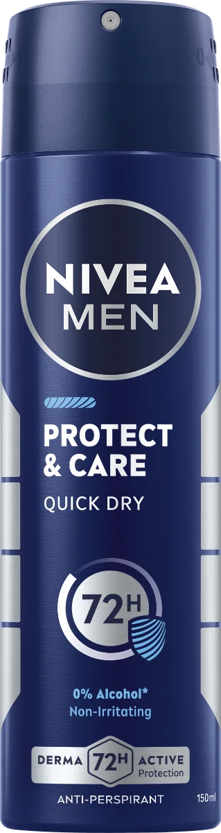 NIVEA MEN Anti-perspirant Protect Care 1×150 ml, antiperspirant