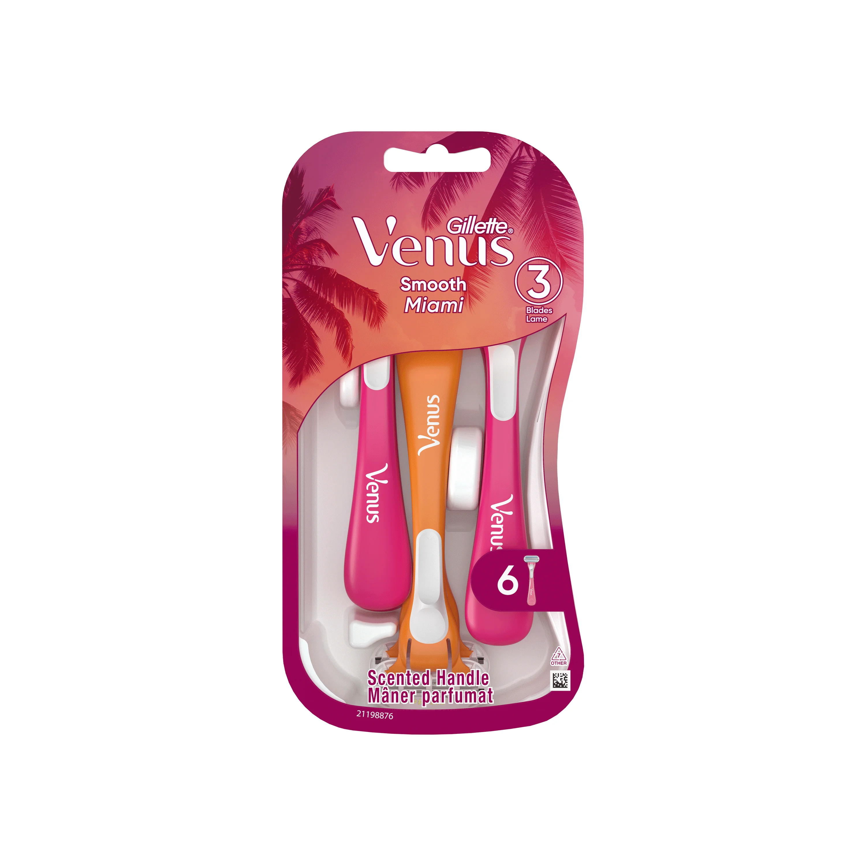 Gillette Venus Miami Vibes jednorázové holiace strojčeky 6 ks