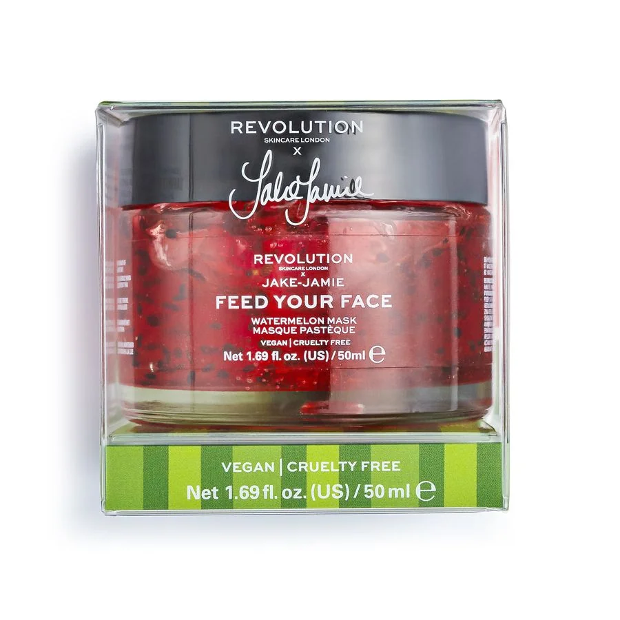 Revolution Skincare X Jake-Jamie Watermelon Hydrating maska na tvár 1×50 ml, maska na tvár