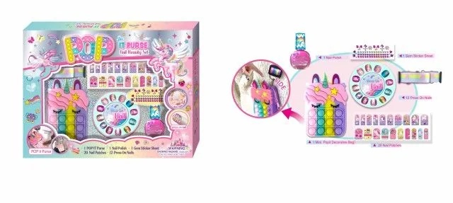 Alltoys nechtové štúdio s POP IT kabelkou 1×1 ks, nechtové štúdio