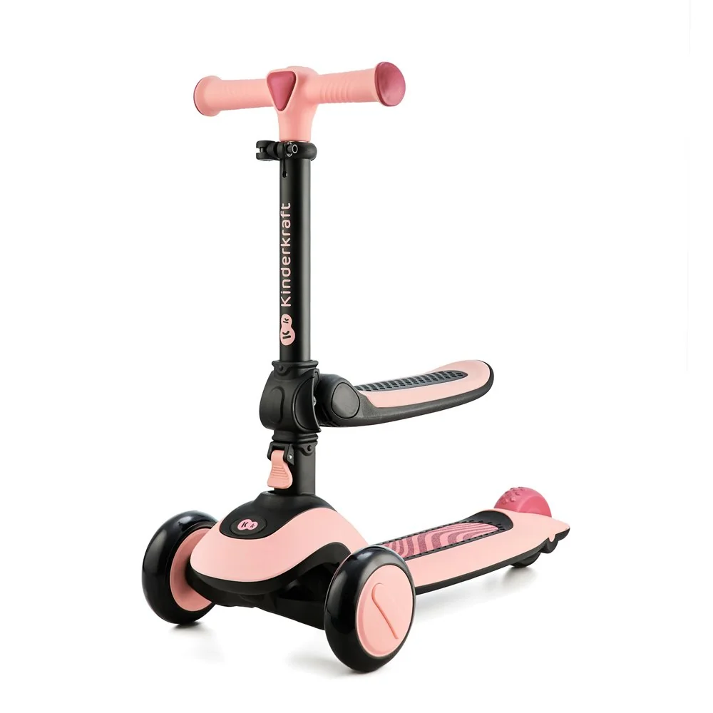 Odrážadlo a kolobežka 2v1 Halley Rose pink