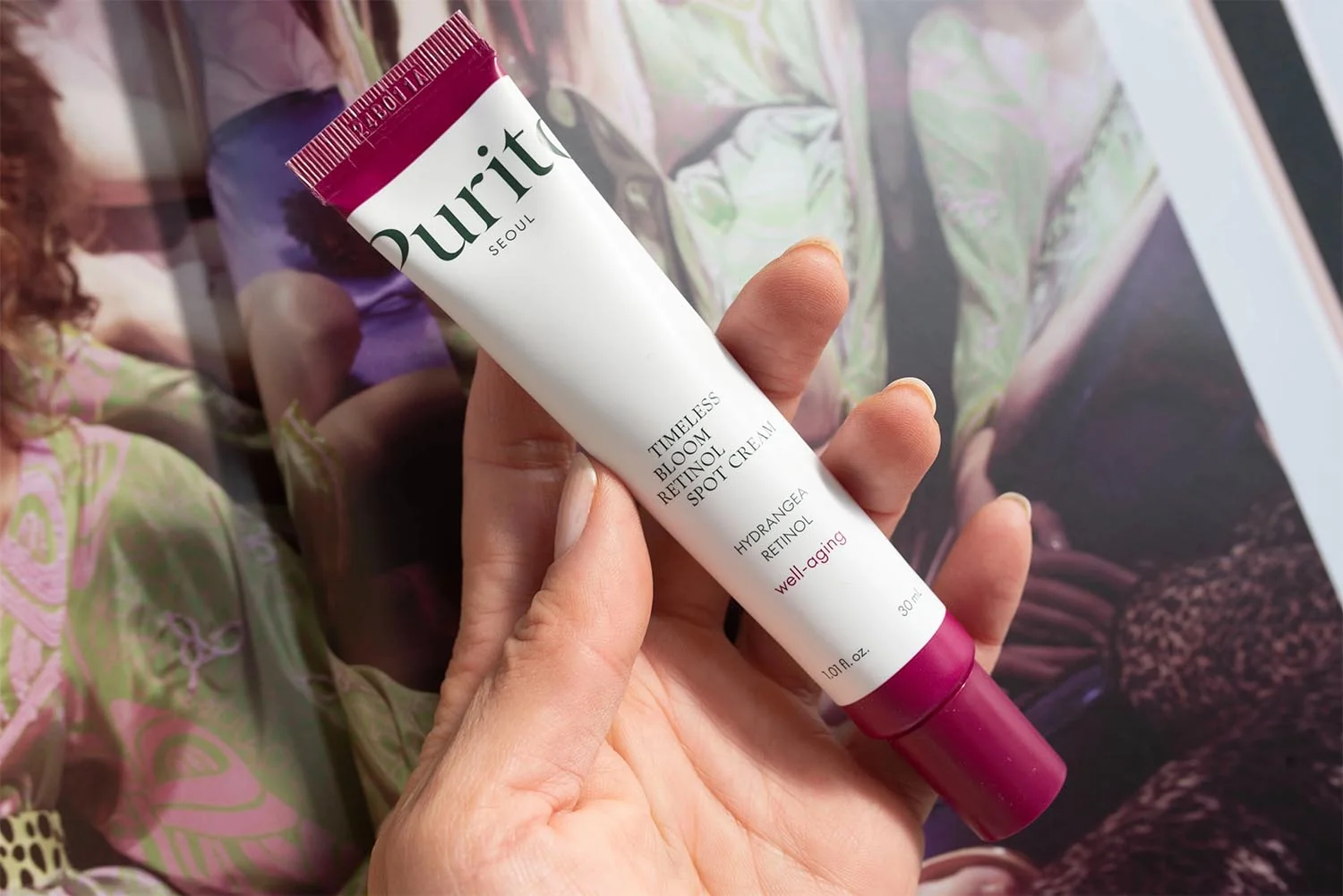 Purito Timeless Bloom Retinol SpotCream retinolový krém 30 ml
