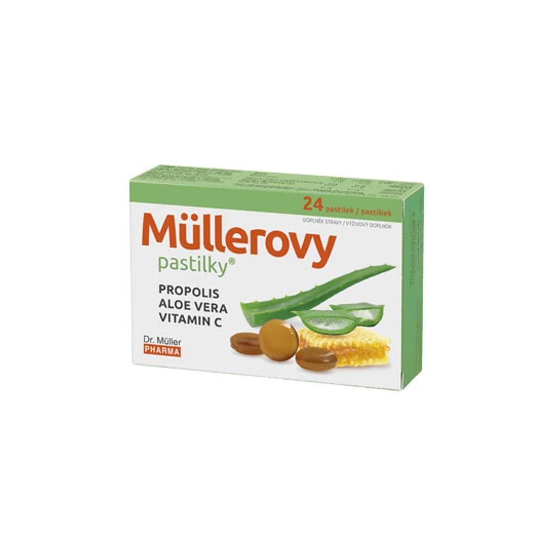 DR. MULLER patilky propolis aloe vera vitamín C 24ks