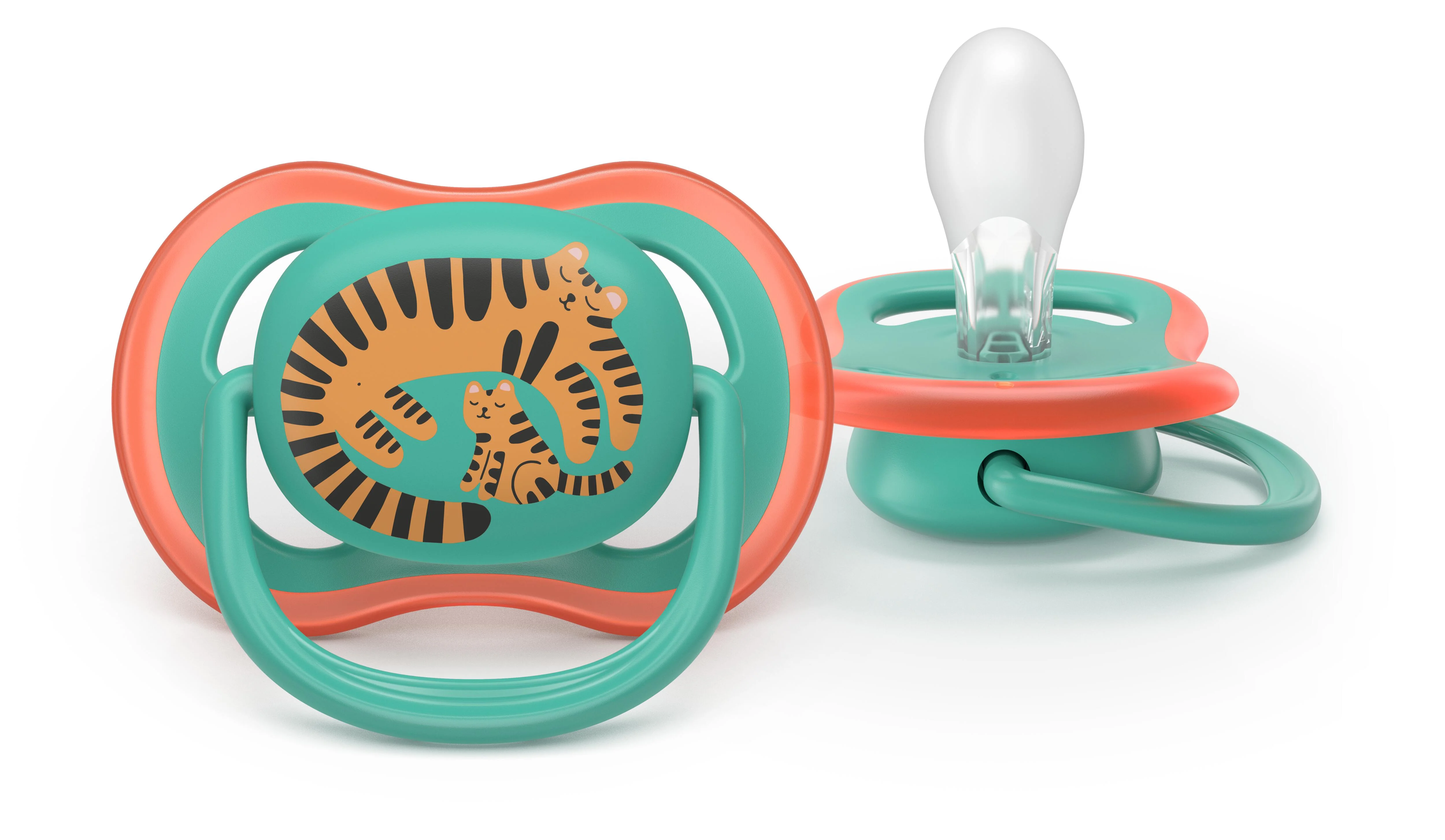 Philips AVENT - Cumlík Ultra air s obrázkom SCF087/11, 6-18 m, chlapec, modrá/zelená 2 ks
