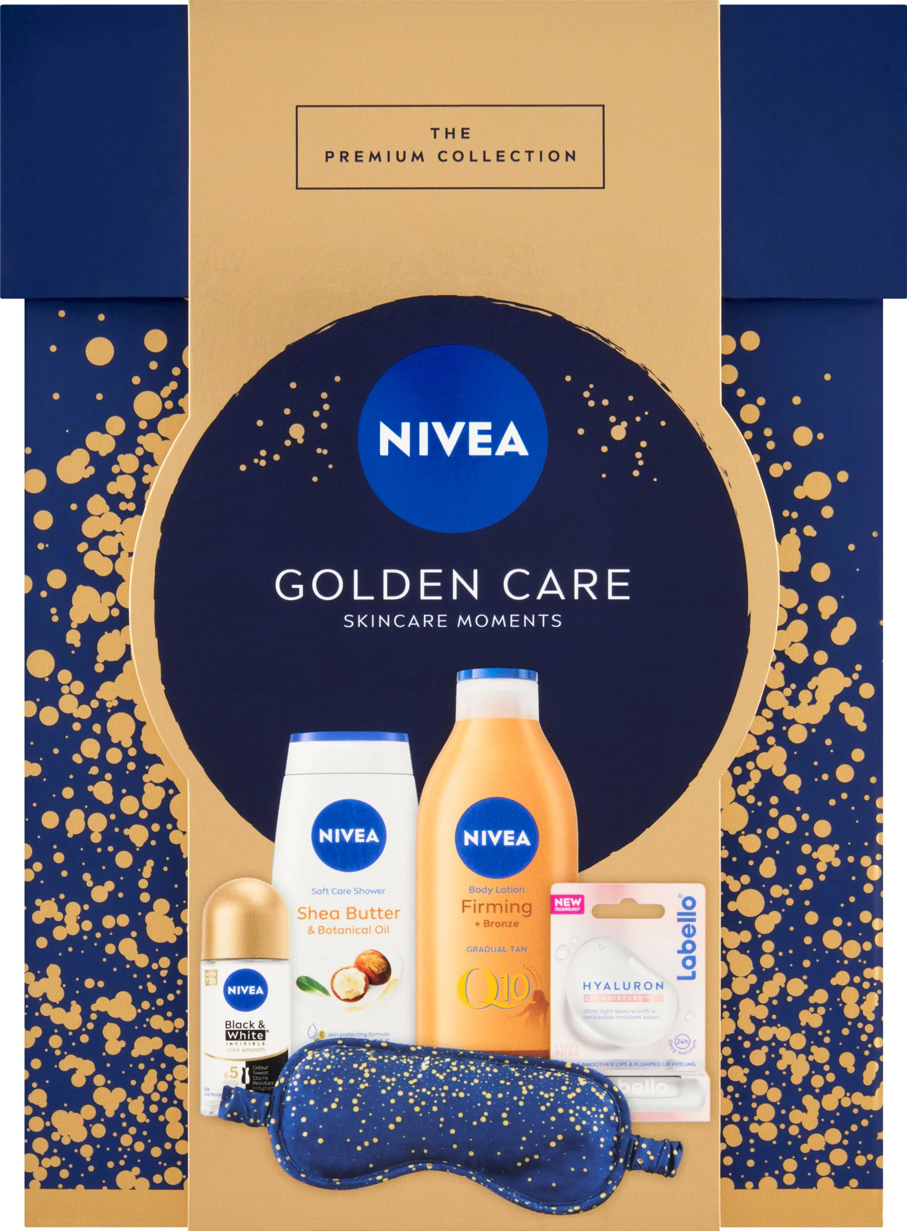 NIVEA BOX GOLDEN CARE 1×1 ks, darčekové balenie