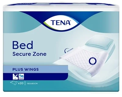 TENA Bed Plus Wings 1×20 ks, absorpčné podložky, 180x80 cm