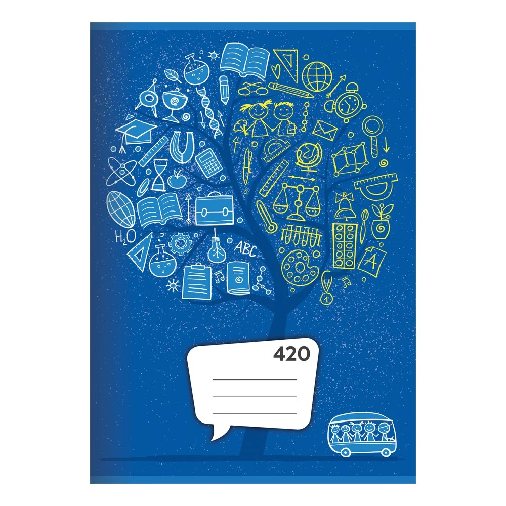 Zošit A4, 20 listový - čistý 420 , 49U16420