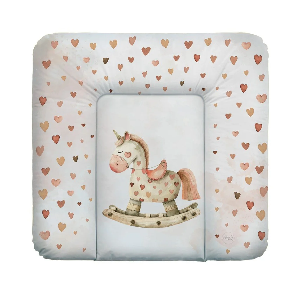 Podložka prebaľovacia mäkká stredná (75x72) Basic Rocking Horse