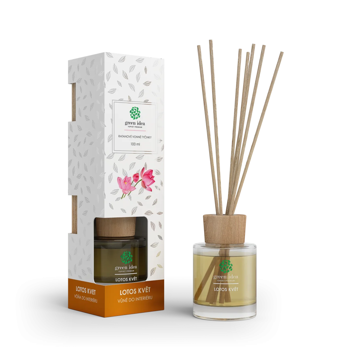 Ratanové vonné tyčinky Lotosový kvet 100 ml - Green idea