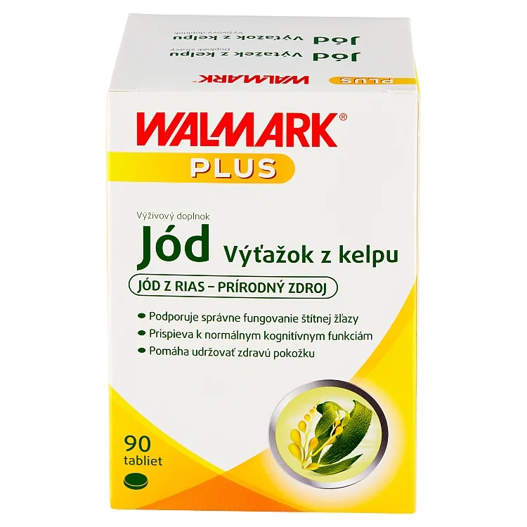 WALMARK Jód Výťažok z kelpu 1×90 tbl, jód