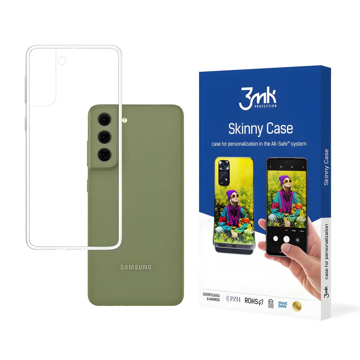 Puzdro pre Samsung Galaxy S21 FE - Transparentná