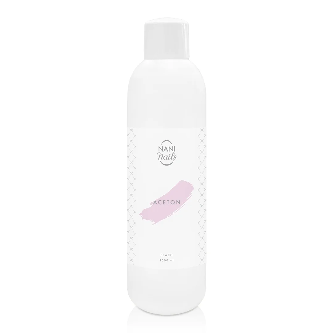 Acetón na odstránenie gél laku 1000 ml, broskyňa