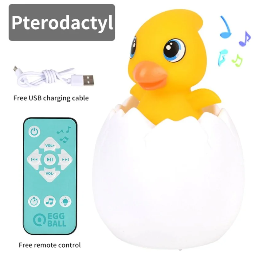 Baby lampička s hudbou na diaľkové ovládanie 18cm