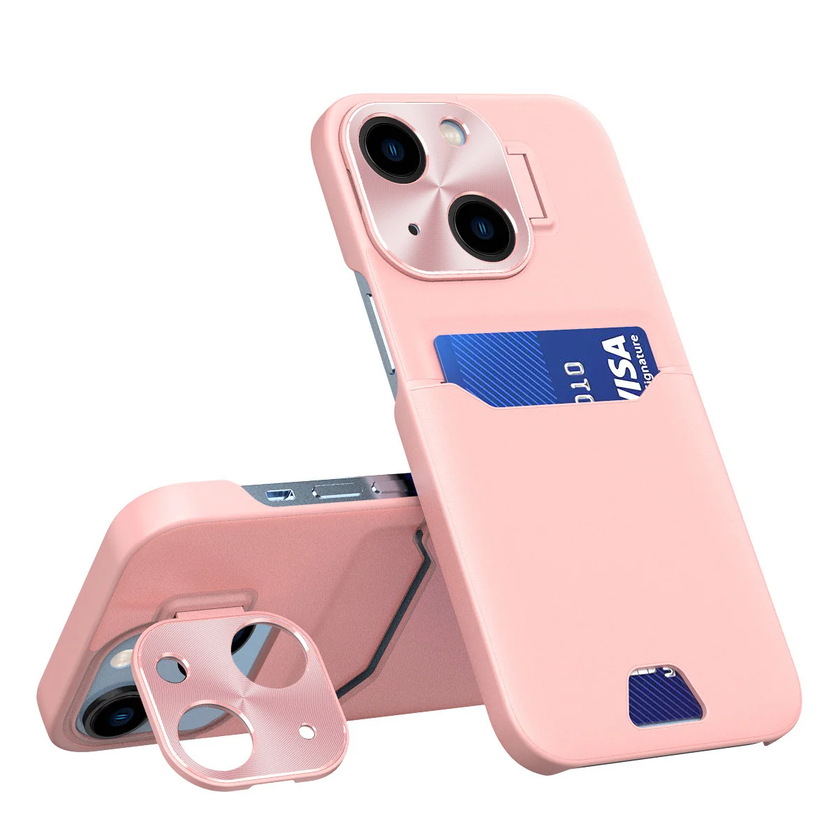 MG Leather View knižkové puzdro na iPhone 14 Plus, ružové