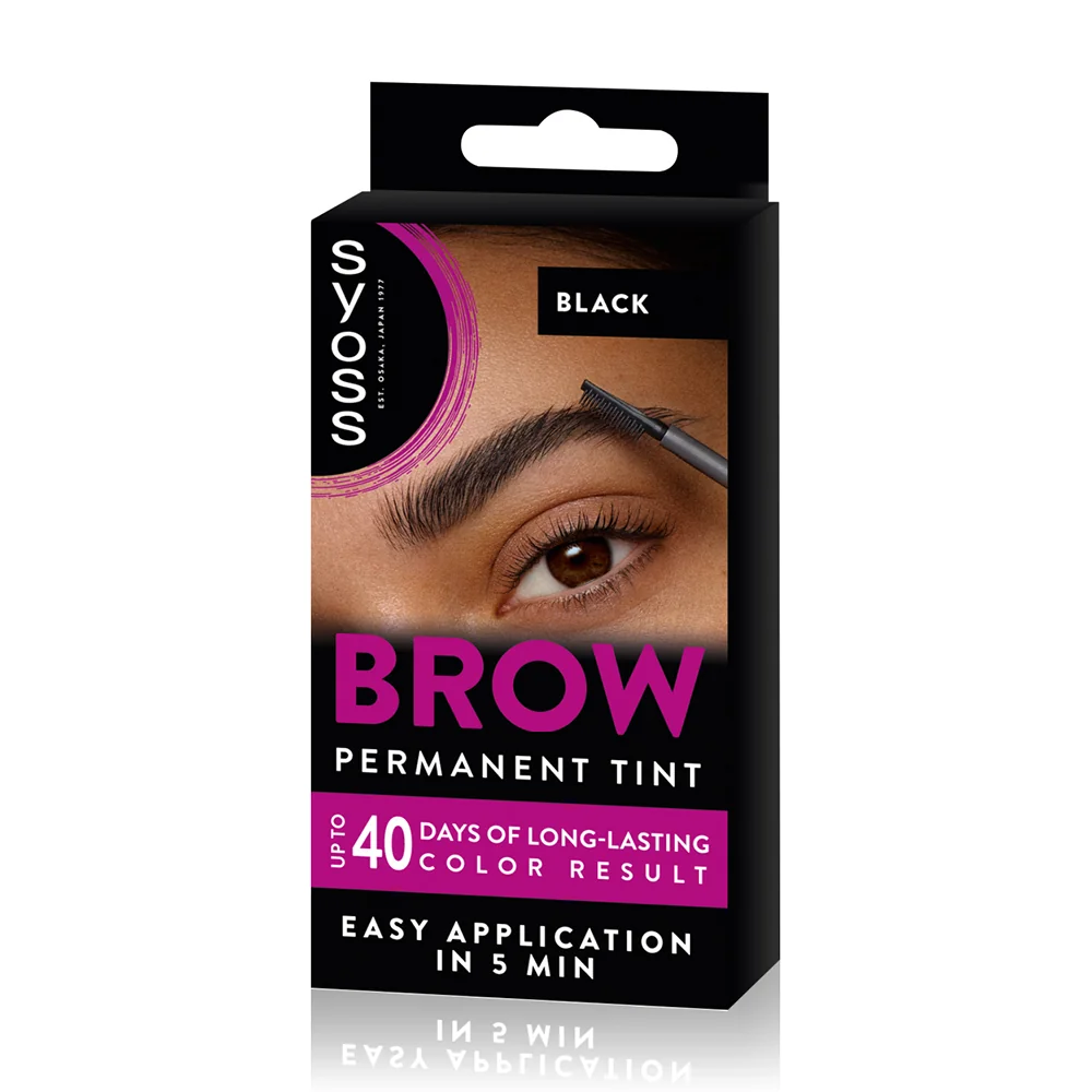 Syoss Brow Tint farba na obočie Čierny 1×1 ks, farba na obočie