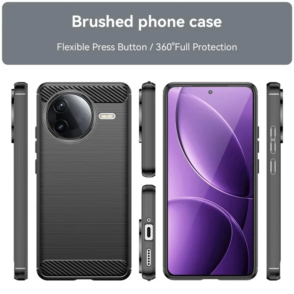 TPU puzdro pre Xiaomi Poco F7 - Čierna
