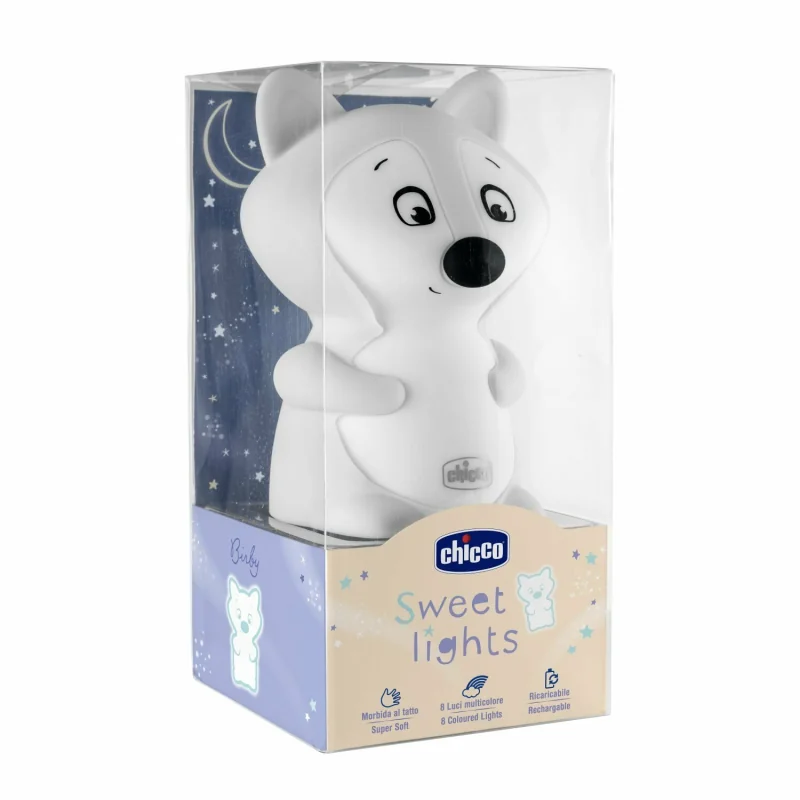 Chicco SOFT LAMP, Nočné svetielko zo silikónu - Líška