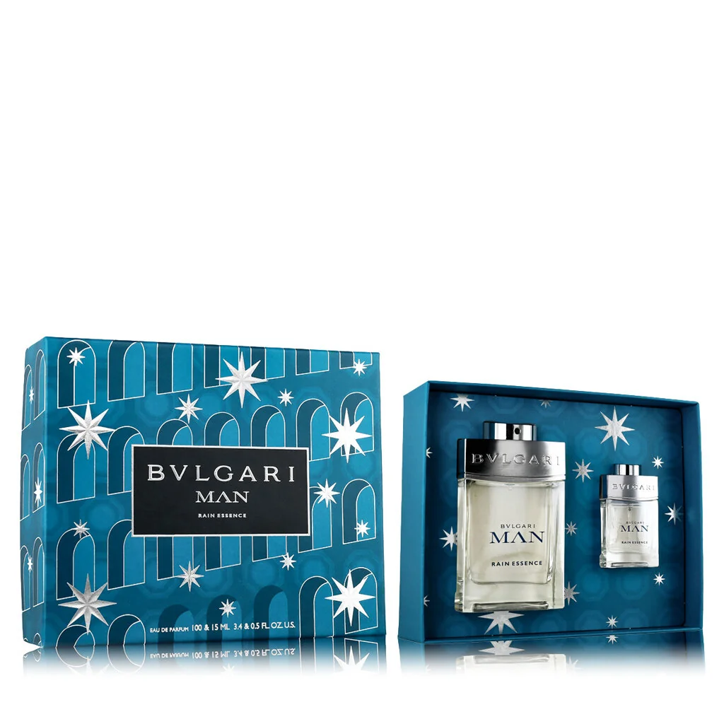 BVLGARI Man Rain Essence EDP pánska sada 100 ml + 15 ml