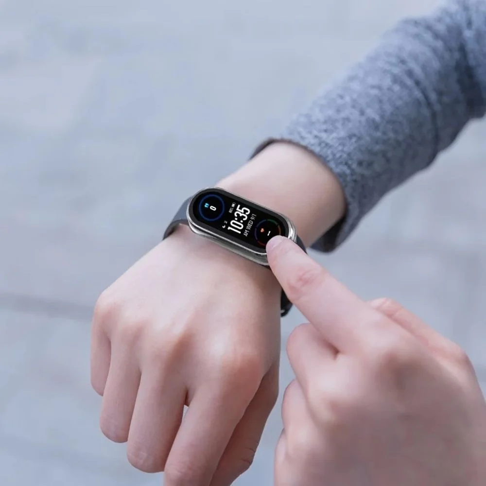 Tech-Protect Defense 360 puzdro s ochranným sklom na Xiaomi Smart Band 8, black 8, black