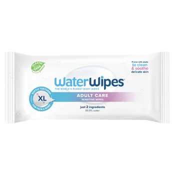 WATERWIPES Obrúsky vlhčené Adults bez obsahu plastů 1×30 ks, vlhčené obrúsky
